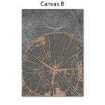 OfficeBedroom Decor Frameless Canvas Print Poster - Image 3