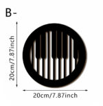Black Music Notes Wooden Wall Home Decor - Image 5