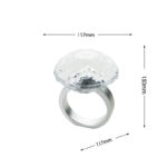 Diamond Ring Projector Lamp Decor Small Night Lamp Ambient Night Light Creative Dimmable Home Bedroom Decoration - Image 5